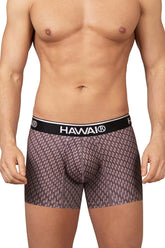 HAWAI 42420 Bedruckte Badehose Farbe Kakao